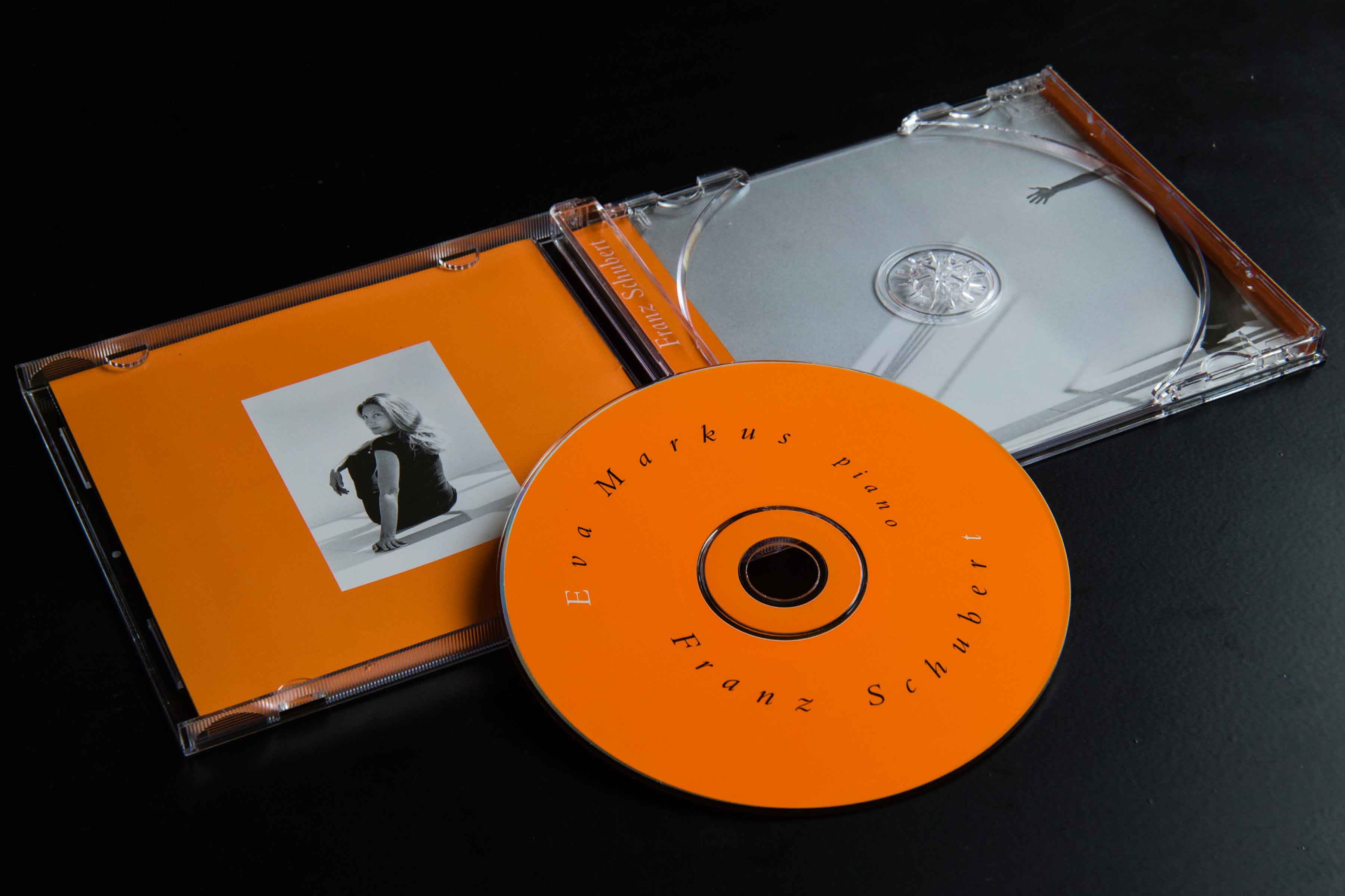 Eva composing at the piano