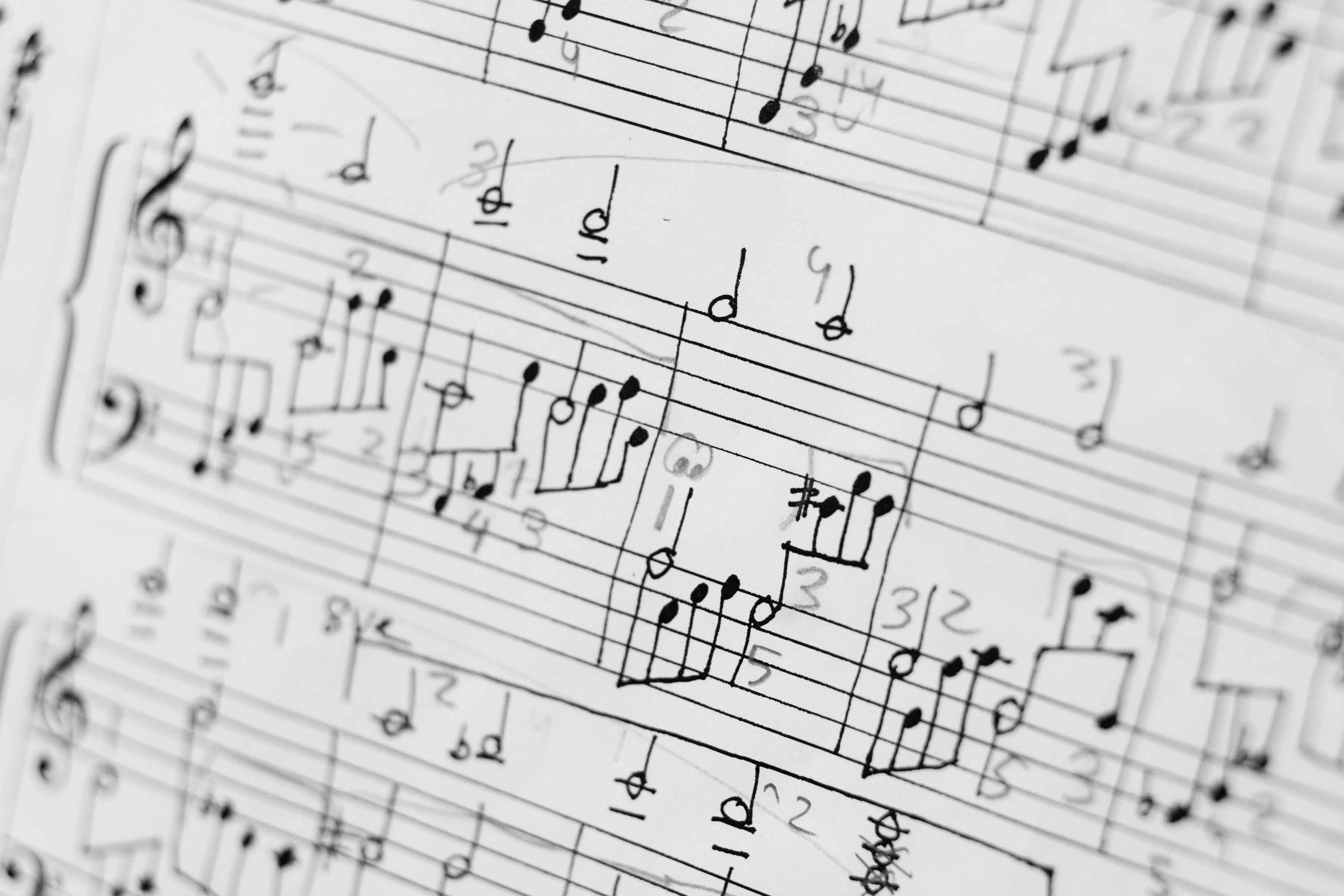 Eva's composition sheet