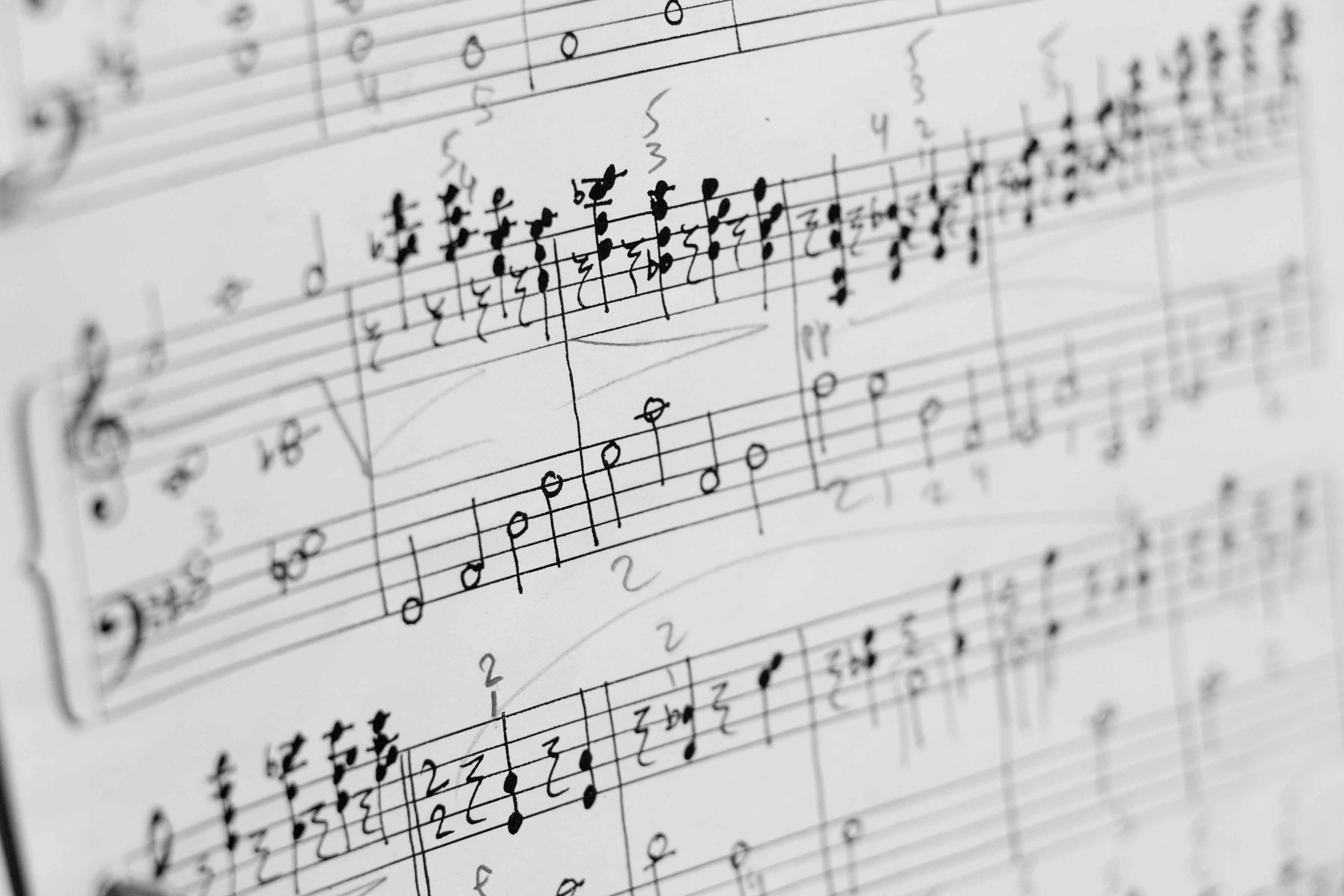 Eva's composition sheet